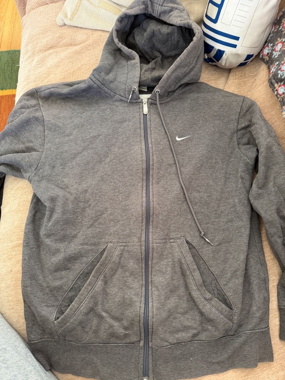 Team Nike Zip-Up Hoodie with Swoosh